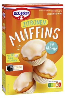 Productafbeelding van Oetker Citronenmuffins (verpakking van 455 gram)