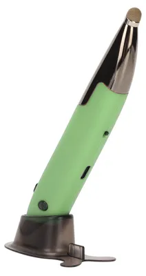 Obrázok produktu pre Bezdrôtová pero-myš, dobíjateľná, svietiaca, tichá, malá, prenosná, Bluetooth 2,4 GHz, bezdrôtová pero-myš s dvojitým režimom pre PC a notebook, zelená
