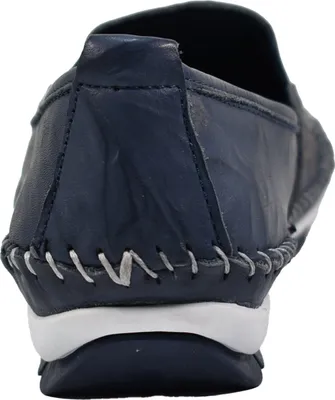 Produktbild von Gemini Damen Ballerinas Mokassins Leder Slipper 382163-01, Größe:37 EU, Farbe:Blau