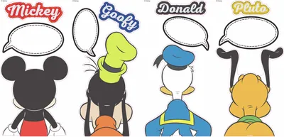 Produktbild von Wandaufkleber Mickey Maus & Freunde Trockenlöschung