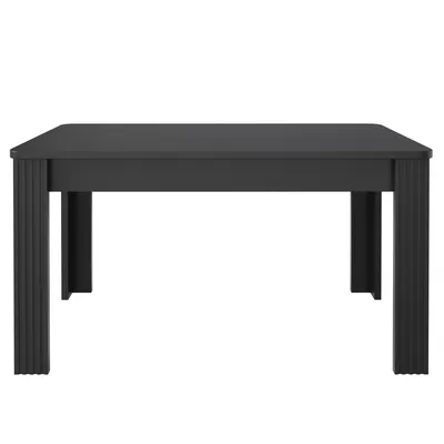 Produktbild von Flieks Esszimmertisch Rechteckig, Esstisch Küchentisch mit Holzbeinen, Tisch für Esszimmer Wohnzimmer, 117x68x75cm, Schwarz