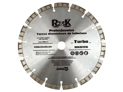 Obrázek produktu pro Diamantový kotouč TURBO 230x12x22,23mm 09449