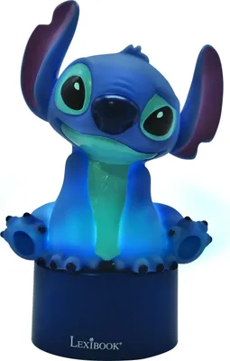 Zdjęcie produktu dla Lexibook Disney Stitch NS01D, LED, Wolnostojący, Chłopak, dziewczyna, Brzmienie, Automatyczne wyłączanie zasilania, Bateria