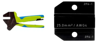 Immagine prodotto di 624 096-1 3 0 K1 Rennsteig Werkzeuge GmbH: Pinza crimpatrice PEW12 per connettori isolati/non isolati, inclusa.