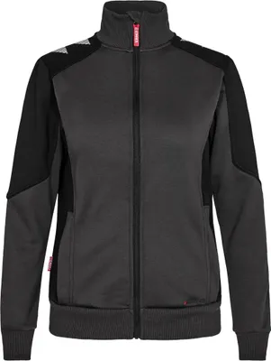Produktbild von ENGEL Damen Sweatjacke Cardigan Galaxy 8825-233-7920 Gr. 3XL anthrazit/schwarz