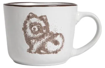 Zdjęcie produktu dla HOMLA Kubek BONTI z pomeranianem 0,4 l