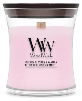 Produktbild von WoodWick Cherry Blossom & Vanilla, Zylinder, Pink, Vanille, Cherry blossom, 1 Stück(e)