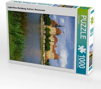 Produktbild von Calvendo Jagdschloss Moritzburg, Sachsen, Renaissance 1000 Teile Puzzle hoch 480x640mm, Reupert Lothar; 7339016