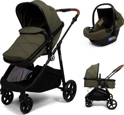 Image de Baninni Poussette 3 en 1 avec siège-auto Nelia Vert