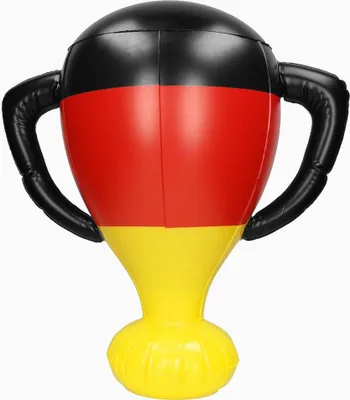 Image de Coupe gonflable aux couleurs de l'Allemagne - Articles pour fans de la Coupe du monde de football 2026 - Accessoires de la Coupe du monde - Idéal pour le stade aux couleurs de l'Allemagne