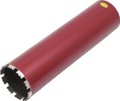 Immagine prodotto di Carotatrice diamantata -  diamantata M22 112 mm - Profondità di foratura 410 mm - Spessore parete 4 mm - Per cemento armato - A umido/a secco - Rosso