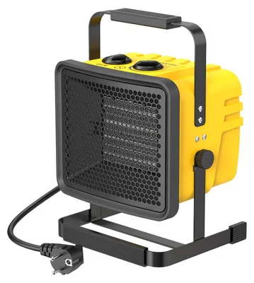 Immagine prodotto di Stufa ventilata in Vetroceramica da 2000 W - Gialla - Elettrica - Elemento riscaldante PTC - Per l'ambiente di lavoro