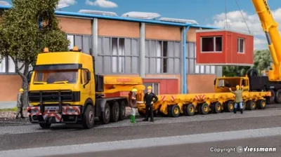 Produktbild von KIBRI Bausatz MB SK SCHEUERLE Plattformtieflader