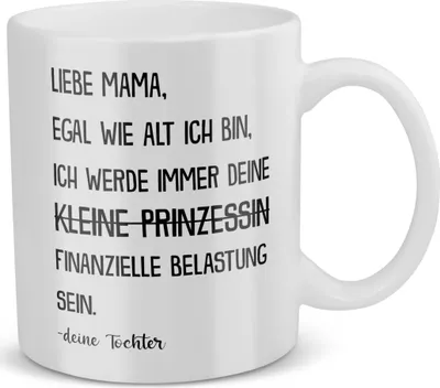 Produktbild von 22Feels Mama Geschenk von Tochter Muttertag Mutter Tasse Geburtstag Kaffeetasse Frauen Weihnachten Haferl Geschenkidee