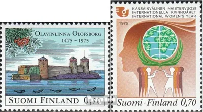 Produktbild von Briefmarken Finnland 1975 Mi 769,774 (kompl.Ausg.) postfrisch Schloß Olavinlinna