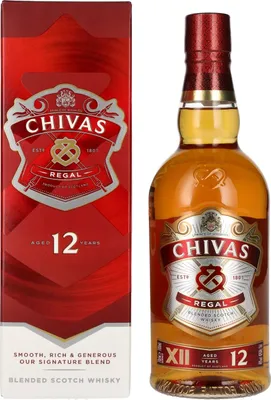 Produktbild von Chivas Regal 12 Years Old Blended Scotch Whisky 40% Vol. 0,7l in Geschenkbox