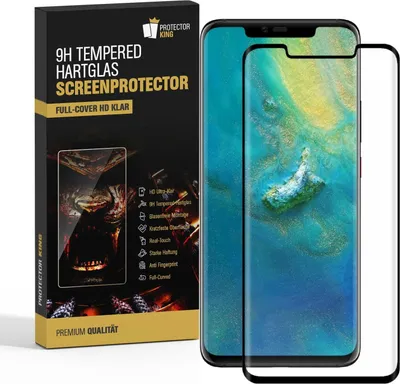 Produktbild von 3x 9H Panzerglas für Huawei Mate 20 Pro FULL CURVED HD KLAR echtes Tempered Glass Displayschutz Schutzglas Hartglas Schutzfolie Screen-Protector