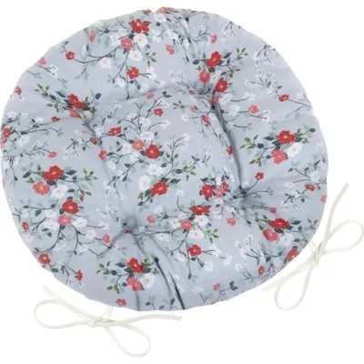 Zdjęcie produktu dla Poduszka DITA okrągła pikowana - średnica 40 cm - szara