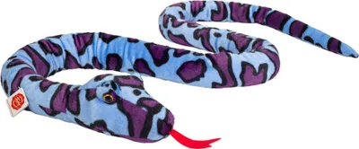 Produktbild von Teddy Hermann Schlange lila-blau Gemustert 175 cm, Kuscheltier, Plüschtier, 1 Stück