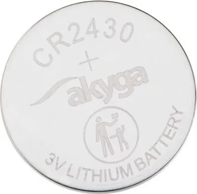 Produktbild von Lithium-Batterie CR2430 Akyga AKY1084 3V / 280mAh