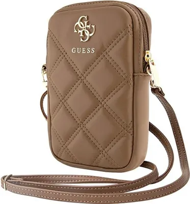 Image de Guess Torebka GUWBZPSQSSGW marron Zip Quilted 4G Housse de protection