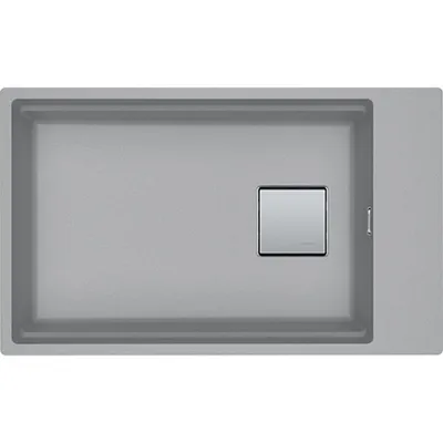 Produktbild von FRANKE KUBUS 2 KNG 110-62 Unterbauspüle / Fraganit / Steingrau / Druckknopf / 80 cm