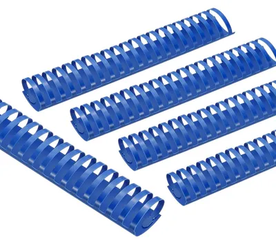 Immagine prodotto di Solidchoice - 10 pettini di plastica per rilegatura, con 21 anelli
