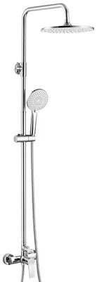 Immagine prodotto di Miscelatore per doccia, 3 funzioni, finitura cromata, cromo - 25,4 cm (10 pollici)