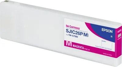 Produktbild von Epson SJIC26P(M): Ink cartridge for ColorWorks C7500 (Magenta), Magenta, Tinte auf Pigmentbasis, 294,3 ml, 1 Stück(e)