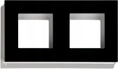 Produktbild von Schwarzer 2-Feld-Glasrahmen für das RTX SH-System
