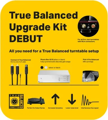 Produktbild von Pro-Ject Upgrade Set Debut Balanced, silber