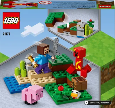 Obrázek produktu pro LEGO Minecraft Útok Creepera, Sada na stavění, 7 rok/roky, Plast, 72 kusů, 103 g