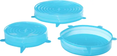 Produktbild von Durandal Silikondeckel 3er-Set groß blau