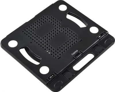 Zdjęcie produktu dla Hama Rotation, Podstawka na notebooka, Czarny, Plastik, 39,1 cm (15.4"), 360°, 220 mm