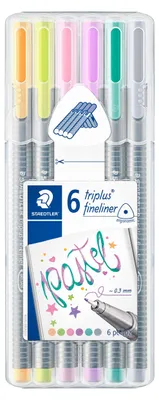 Produktbild von Staedtler 334 SB6CS1, Blau, Grün, Grau, Orange