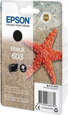 Immagine prodotto di Cartuccia d'inchiostro Epson nero 603 T 03U1