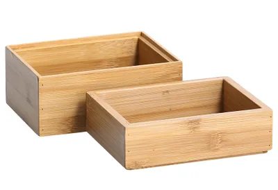 Produktbild von Zeller Aufbewahrungsboxen-Set braun