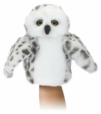 Produktbild von Folkmanis Little Snowy Owl, Handpuppe, Tier, 1 Stück(e)