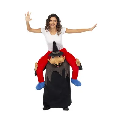 Image de Déguisement pour adultes My Other Me Ride-On sorcière taille M/L Tunique