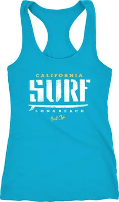 Produktbild von Damen Tank-Top Surfer Motiv Racerback Neverless® türkis L