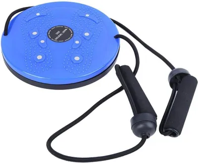 Produktbild von Cord-Twist-Taillenscheibe, multifunktionales magnetisches Heim-Fitness- und Abnehmgerät (25 x 25, blau)