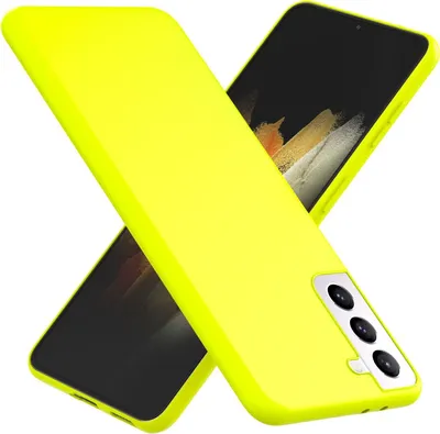 Image de Housse de téléphone portable NALIA Neon pour Samsung Galaxy S21, étui en silicone Cover Bumper Etui jaune