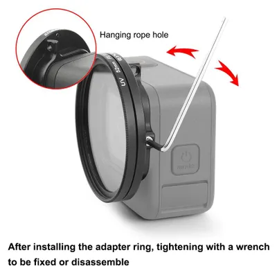 Immagine prodotto di Per GoPro HERO 9 PULUZ copertura di protezione dell'obiettivo con protezione UV NUOVO