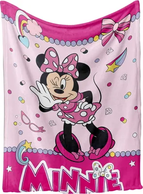 Produktbild von Minnie-Mouse Fleecedecke 100×140 | Kuscheldecke Kinder