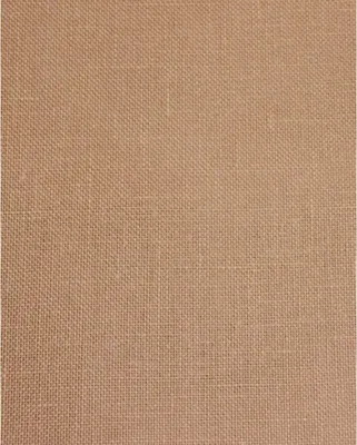 Zdjęcie produktu dla Tkanina do haftu Permin, len, wstępnie wycięta, 28 oczek na cal, kolor 076, odcień czekolady, tkanina 100% len, wymiary 46x46 cm