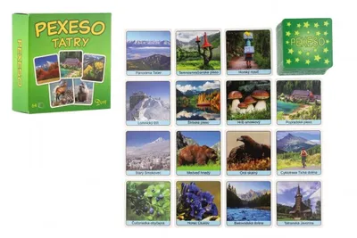 Obrázek produktu pro Pexeso v krabici Tatry