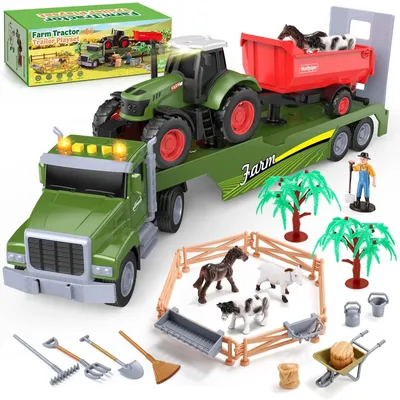 Produktbild von Spielzeugtraktor Kindertraktor - Mit Anhänger - 1 Stück - Für Kinder
