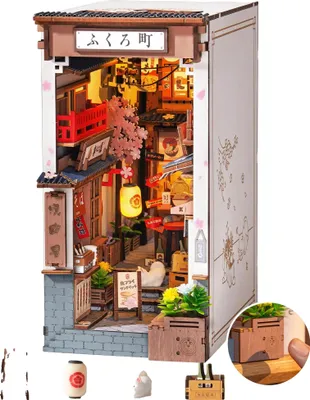 Zdjęcie produktu dla Zestaw do budowy miniaturowego domu, materiał drewniany, zalecany wiek 14+, system wtykowy, 249 części w zestawie, motyw unisex