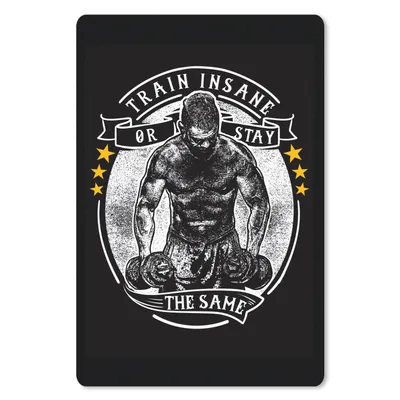 Produktbild von MuchoWow® Mauspad Mousepad Mancave - Sport - Retro - Zitat 18x27 cm - Mousepads - Maus Mat - Pad - Mausunterlage