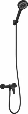 Immagine prodotto di Set di doccia con soffione Nero G 1 / 2 pollici Ottone